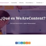 WeAreContent logra sus primeros 1000 sitios web en su plataforma de backlinks